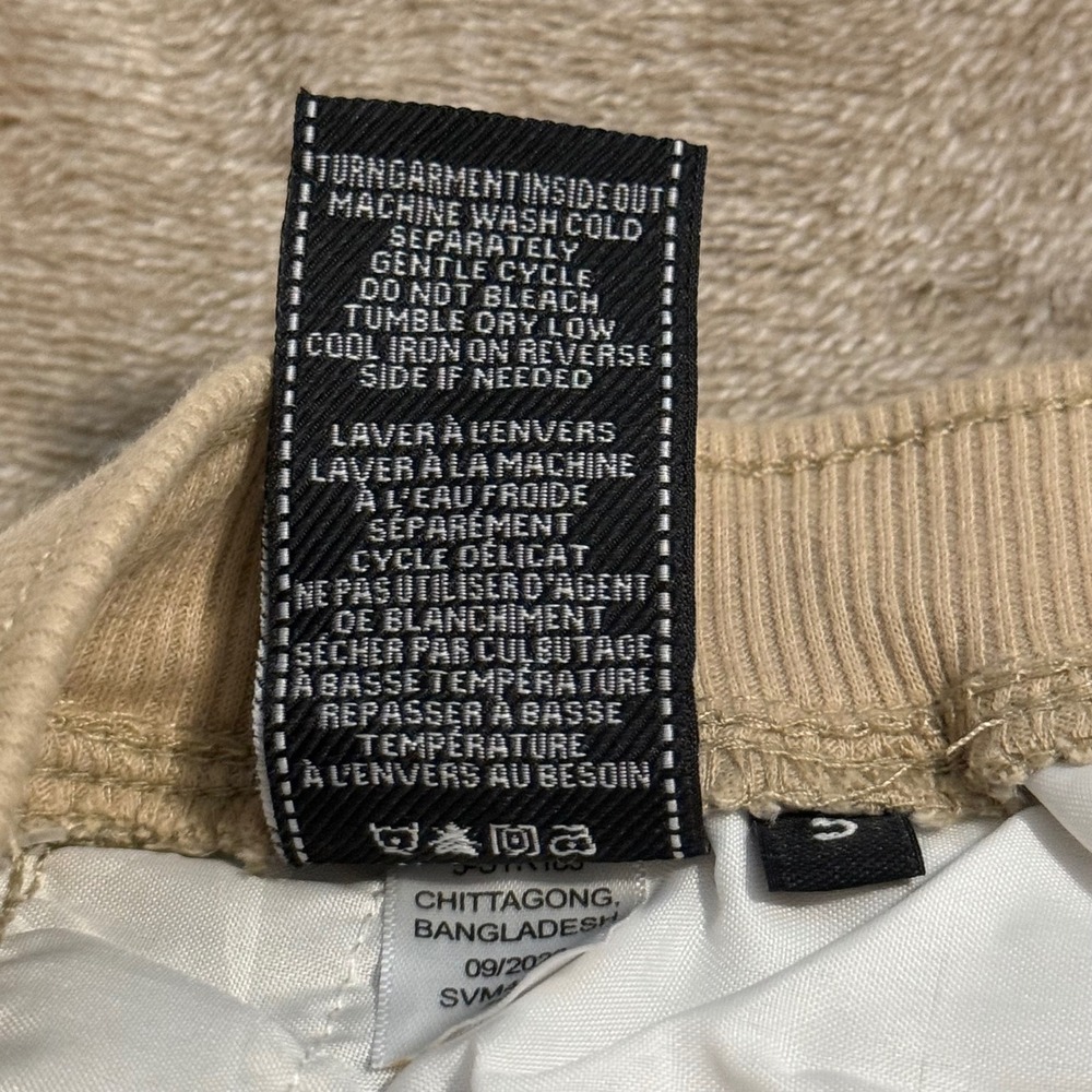 7 For All Mankind Kids Boys Stone Ripstop Cargo Shorts Size 5 Beige - Picture 6 of 7